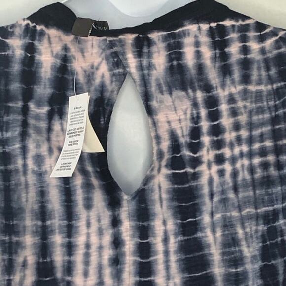 A Pea In The Pod Maternity Tie Dye Sleeveless Tee XS NWT Blue Pink Summer - Picture 8 of 12